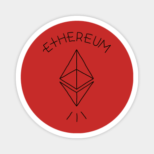 Ethereum logo tee Magnet